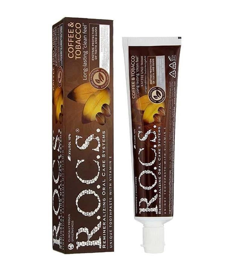 Rocs Lekelere Karşı Kahve ve Tütün Diş Macunu 60 ML