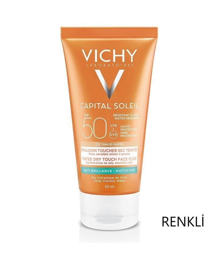 Vichy Capital Soleil Spf 50+  BB Emulsiyon Renkli Güneş Kremi 50 ML